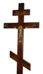 Крест из массива сосны с Иисусом, 2,2 метра